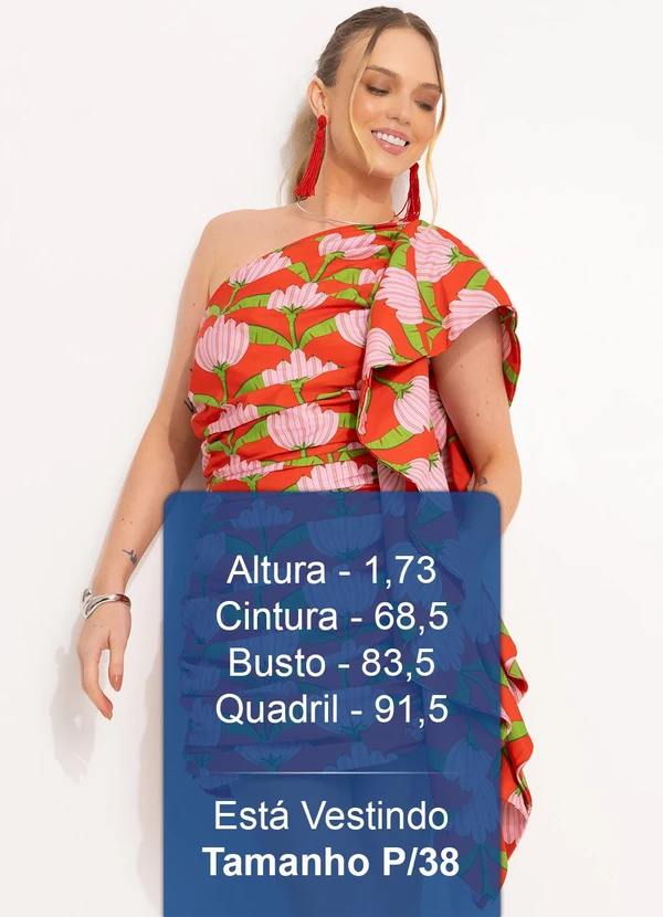 Farm - Vestido Curto Ombro Só Vermelho 5