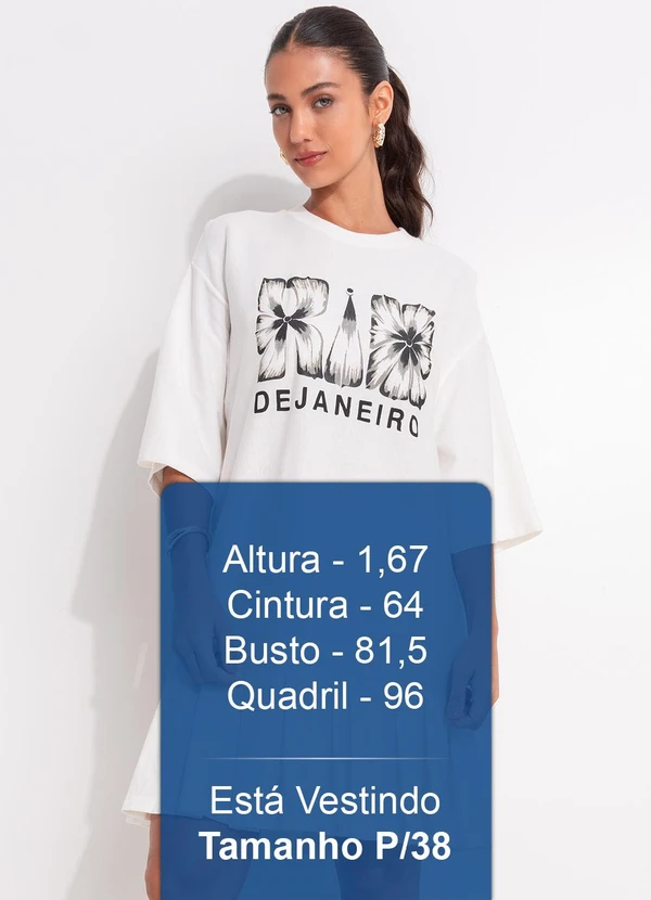 Farm - Vestido Curto Pregas Rio Flor Off White 5