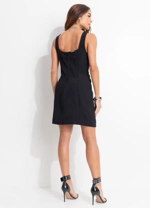 Colcci - Vestido Curto Preto - COLCCI