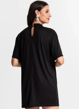 Rovitex - Vestido Curto Preto - ROVITEX