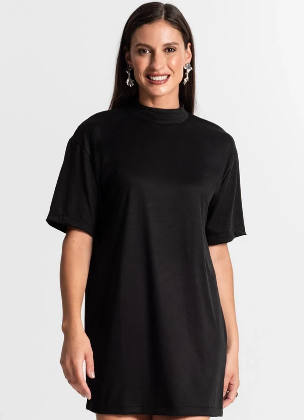 Rovitex - Vestido Curto Preto