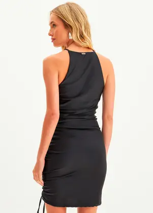 Lança Perfume - Vestido Curto Regulável Preto - LANÇA PERFUME