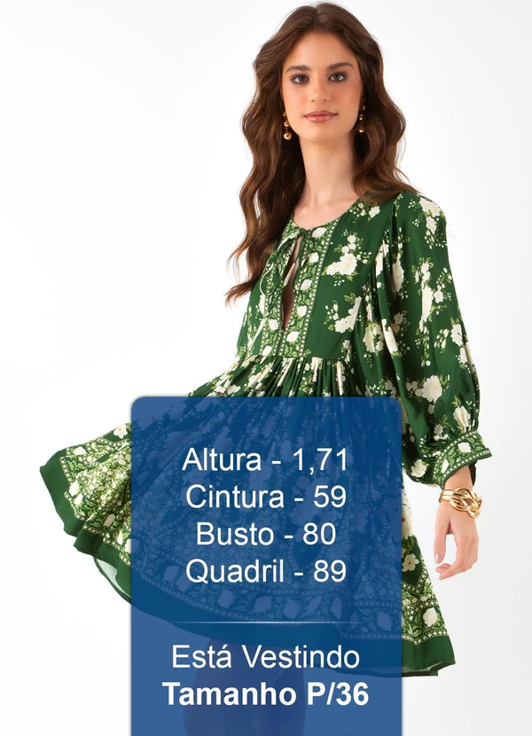 Farm - Vestido Curto Romance Verde 5