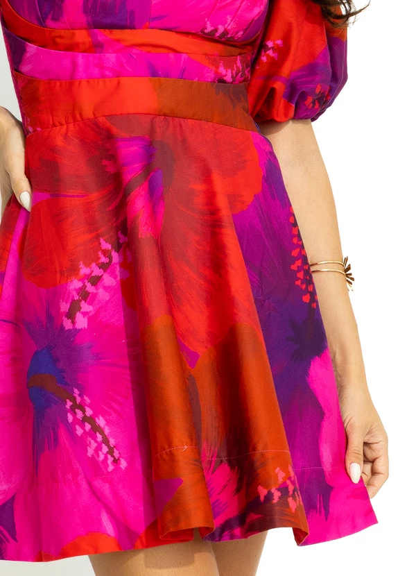 Farm - Vestido Curto Rosa 9