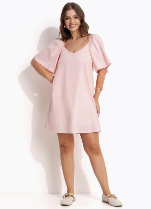 Vestido Curto (Rosa)