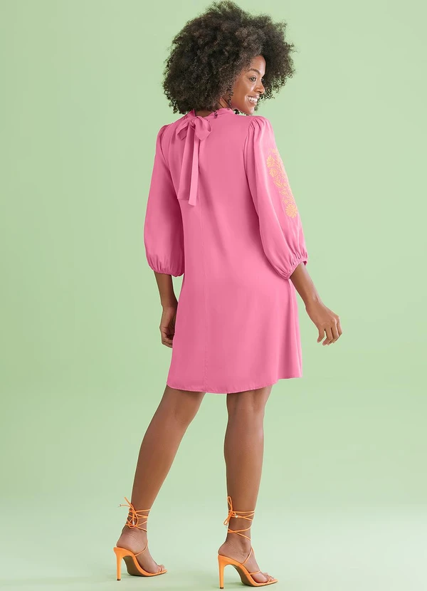 Angel - Vestido Curto Rosa 4