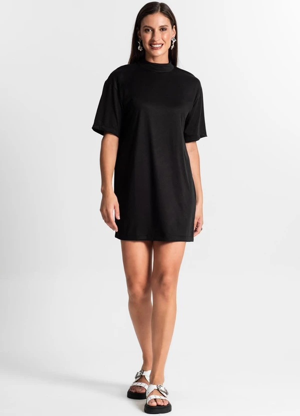 Rovitex - Vestido Curto Preto 4