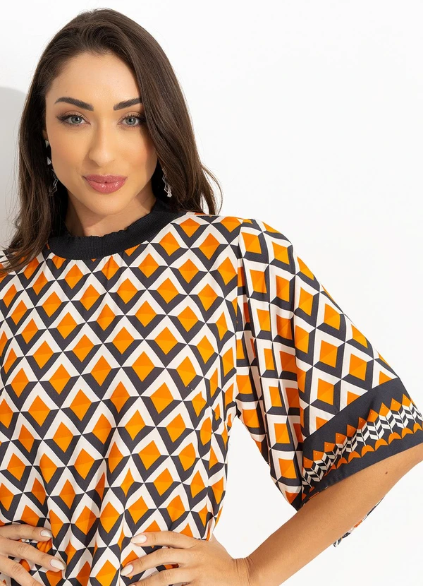 Farm - Vestido Curto Tambaqui Amarelo 6