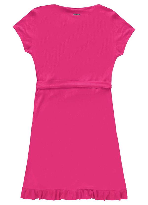 Enfim - Vestido Curto Transpassado Rosa 3