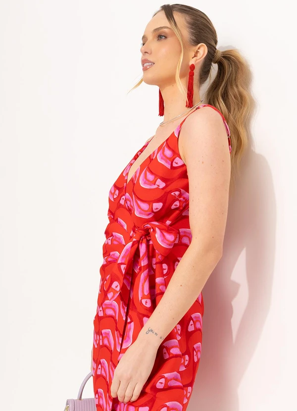 Farm - Vestido Curto Tucabacana Vermelho 7