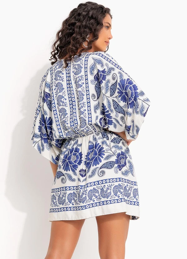 Farm - Vestido Curto Valentina Off White 2