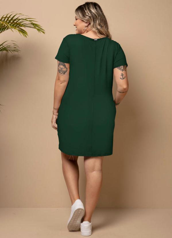 Quintess - Vestido Curto Verde com Bolsos 9