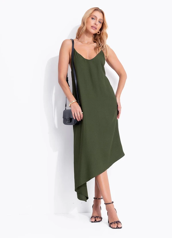 Colcci - Vestido Curto Verde