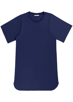 Angel - Vestido Curto Viscose Azul - ANGEL