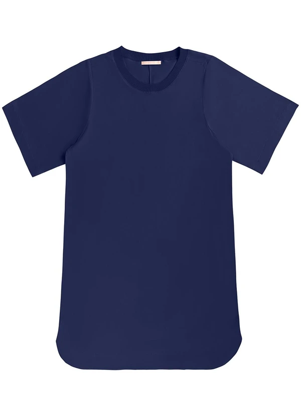 Angel - Vestido Curto Viscose Azul 1