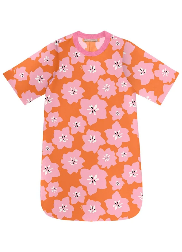 Angel - Vestido Curto Viscose Estampado