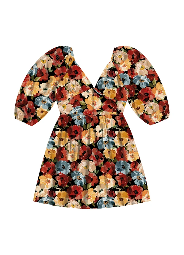 Angel - Vestido Curto Viscose Lurex Amarelo