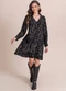 Angel - Vestido Curto Viscose Lurex Preto - variação: Preto