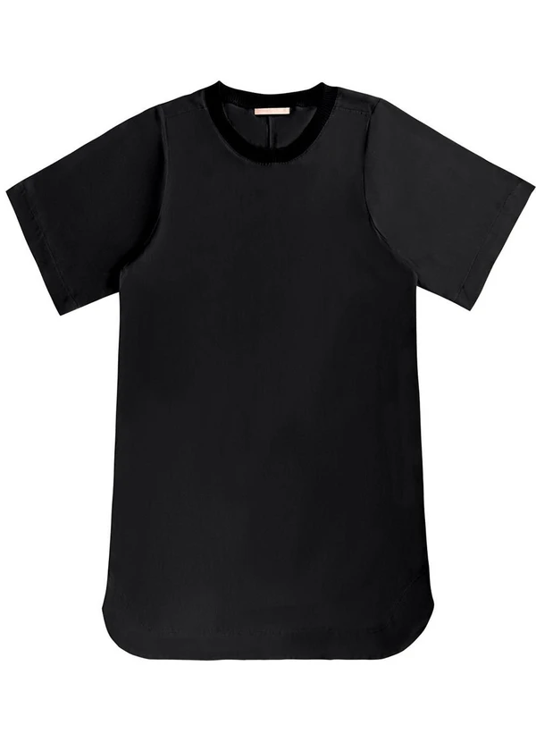 Angel - Vestido Curto Viscose Preto 6