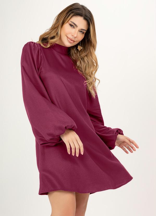 Angel - Vestido Curto Viscose Vermelho