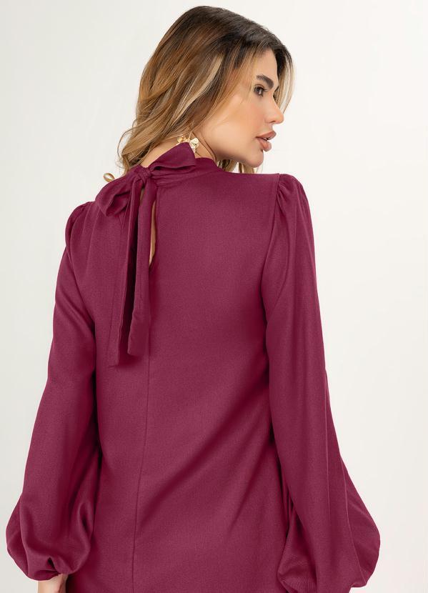 Angel - Vestido Curto Viscose Vermelho 2