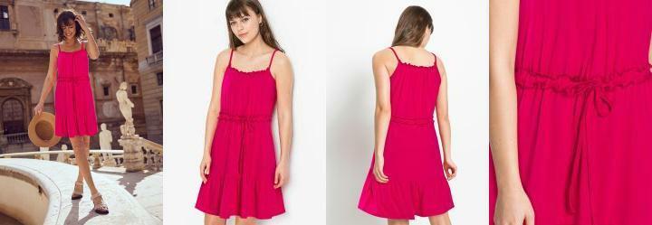 Vestido de Alcinha com Amarrao Pink