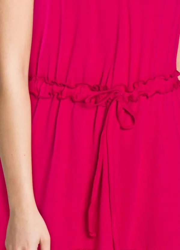 bonprix - Vestido de Alcinha com Amarração Pink 4