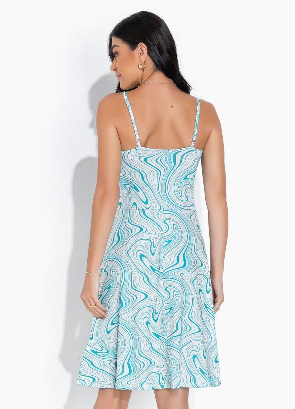 bonprix - Vestido de Alcinha New Waves Verde 4