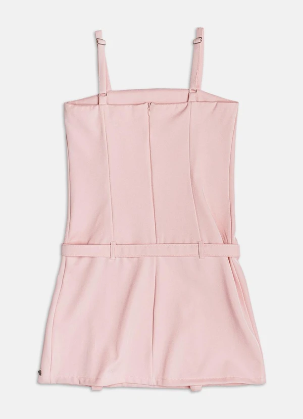 Authoria - Vestido de Alfaiataria com Cinto  Rosa 2