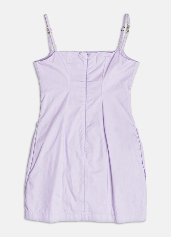 Authoria - Vestido de Alfaiataria com Maxi Laço Lilás 2