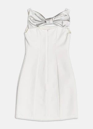 Authoria - Vestido de Alfaiataria com Recorte  Off White - AUTHORIA