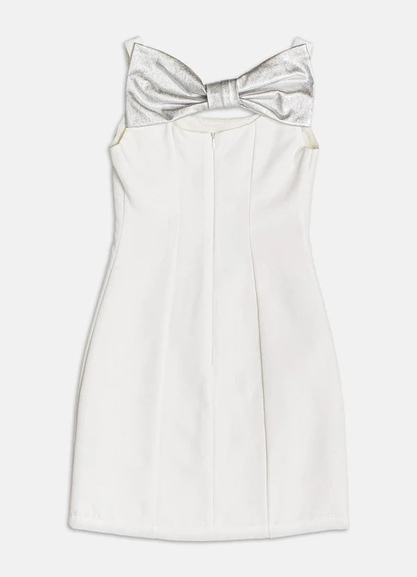 Authoria - Vestido de Alfaiataria com Recorte  Off White 2