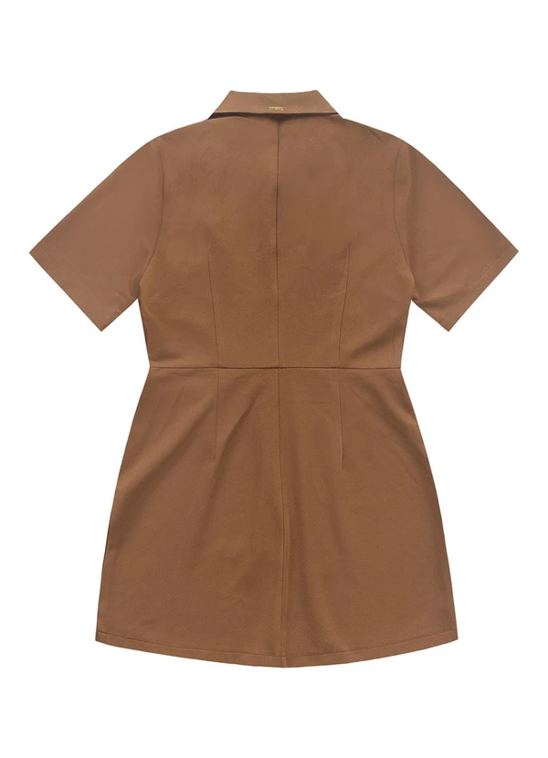 Angel - Vestido de Alfaiataria Marrom 6