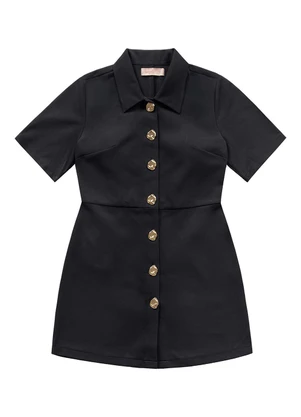 Angel - Vestido de Alfaiataria Preto - ANGEL