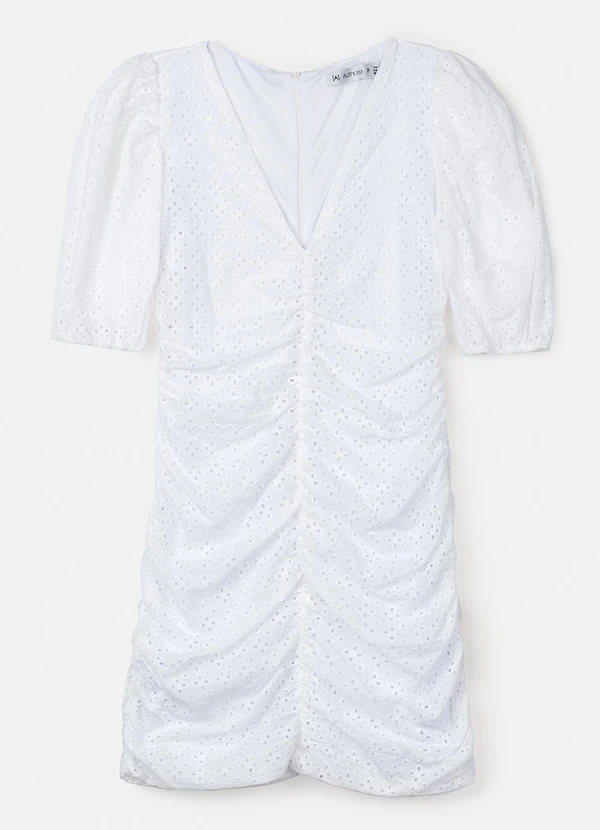 Authoria - Vestido de Laise Off White Off White 6