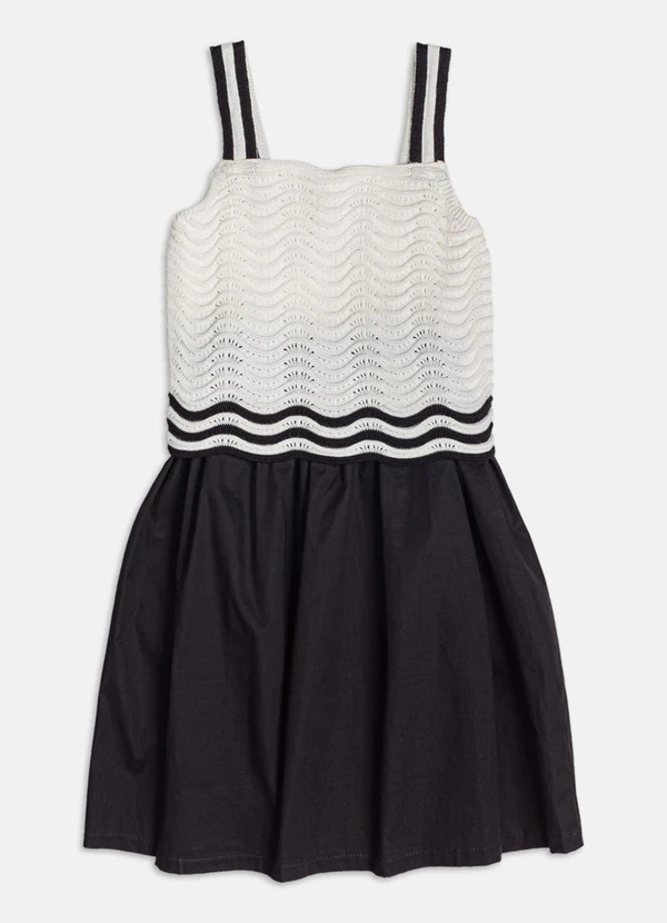 Authoria - Vestido de Tricot  Preto