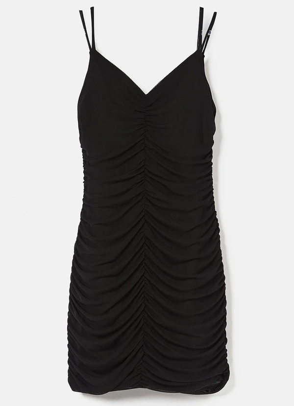 Authoria - Vestido de Tule Preto Preto 7