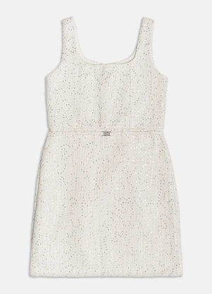 Authoria - Vestido de Tweed  Off White - AUTHORIA