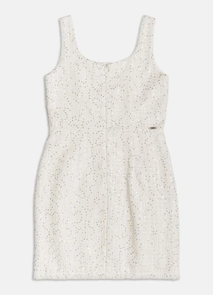 Authoria - Vestido de Tweed  Off White - AUTHORIA