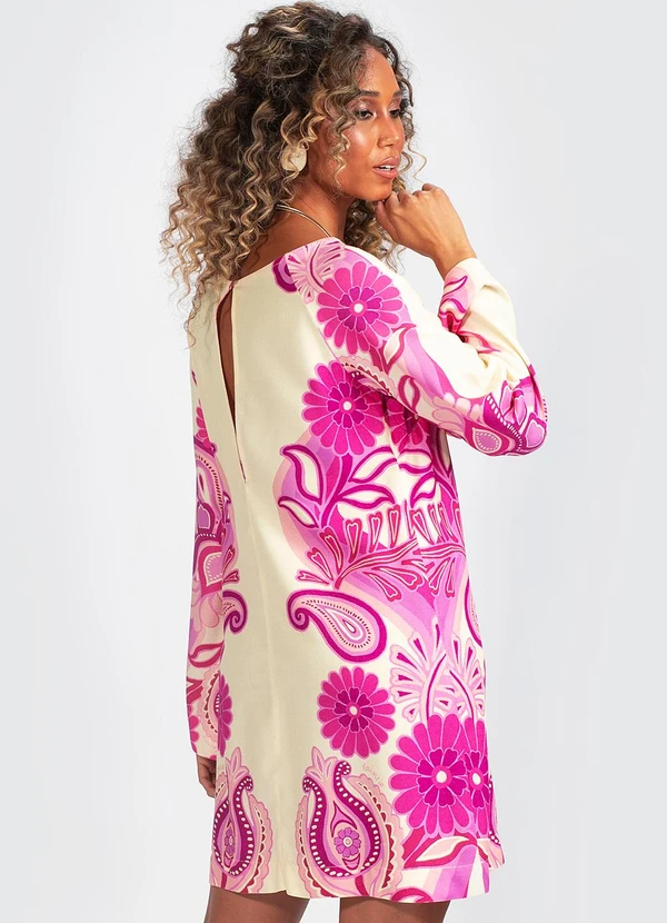 Farm - Vestido de Viscose Festival de Tucano Off White 2