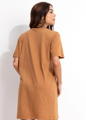 Colcci Jeans - Vestido em Algodão Cj Marrom - COLCCI JEANS