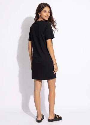 Colcci Jeans - Vestido em Algodão Cj Preto - COLCCI JEANS