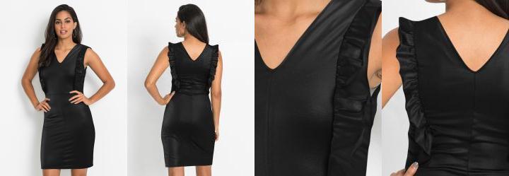 Vestido em Cirr� Preto