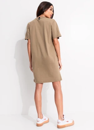 Colcci - Vestido em Malha Bege - COLCCI