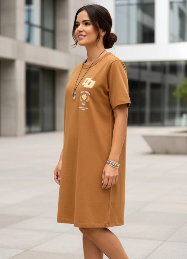 Colcci - Vestido em Malha Marrom 3