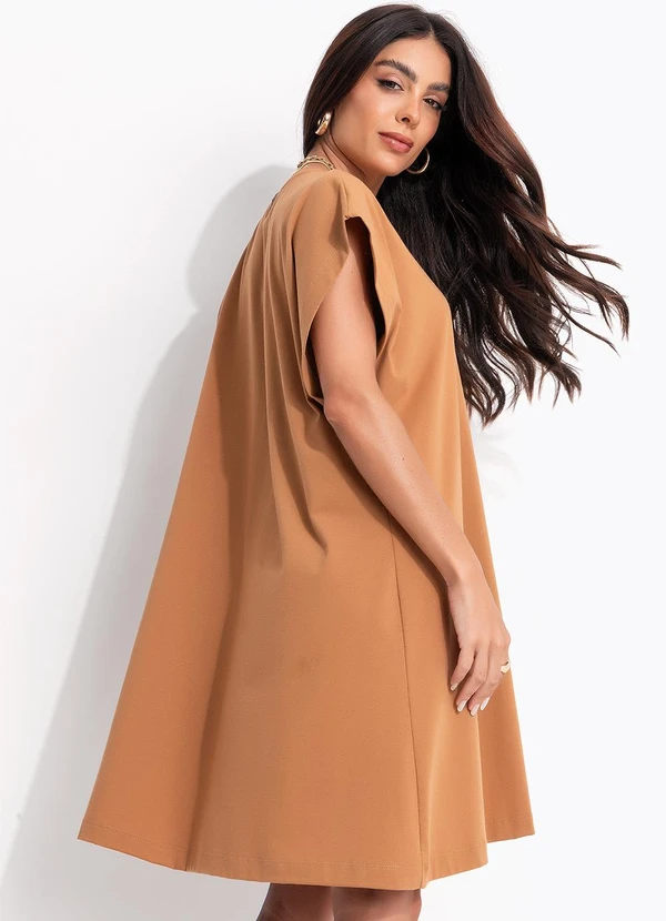 Colcci - Vestido em Malha Marrom 5