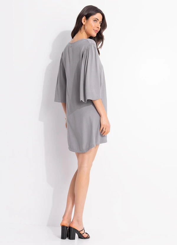 Colcci - Vestido em Viscose Cinza 2