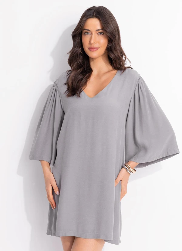 Colcci - Vestido em Viscose Cinza 3