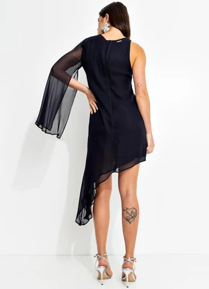 Colcci - Vestido em Viscose Preto - COLCCI