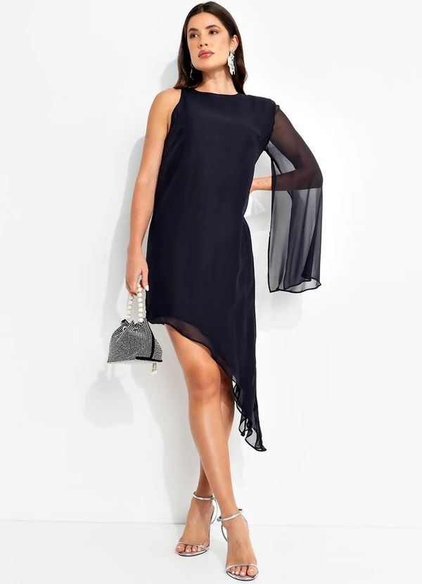 Colcci - Vestido em Viscose Preto 3